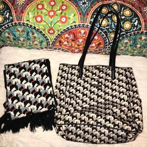 Vera Bradley Scottie Dog Bag and Scarf